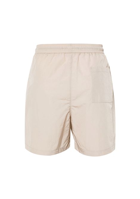 Costume Calvin Klein Logo Patch Medium Drawstring Beige Uomo CALVIN KLEIN SWIMWEAR | Costumi | KM0KM00980-PE0